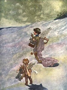 Vinter, fra The Seasons, bestilt til Pears Annual 1920