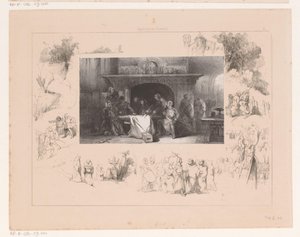 Riddere omkring et bord af Charles Rochussen