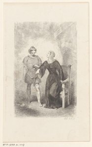 Wilfried med sin mor af Charles Rochussen