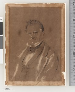 Portræt af Joseph Raphael, ca. 1852 af Charles Rodius