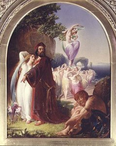 Prospero og Miranda af Charles Rolt