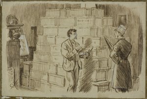 I studiet af Charles Samuel Keene