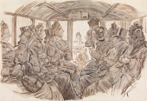 Interiør af en bus