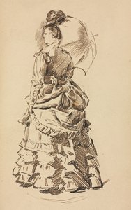 Studie for sind og stof. af Charles Samuel Keene