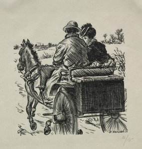 Frakken med pelsfor, 1869.