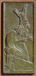 Nymfe og Satyr, ca. 1930 (bronze) (se også 165266)