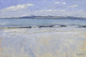 En mørk bølge, 2017 (olie på lærred) af Charles Simpson