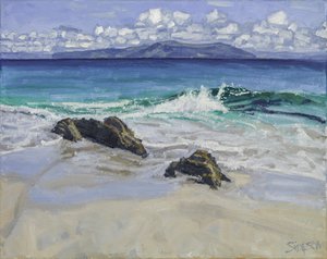 Breaking Wave, 2016 (olie på lærred)