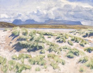 Dunes, Achnahaird, 2017 (olie på lærred) af Charles Simpson
