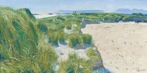 Figures on the Dunes, 2015 (olie på lærred)