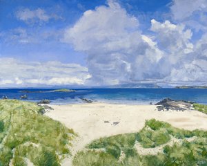 Iona North End, 2015 (olie på lærred) af Charles Simpson