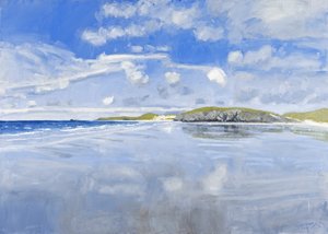 North West (Balnakeil), 2011 (olie på lærred) af Charles Simpson