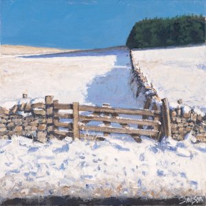Roadside Gate, 2017 (olie på lærred)