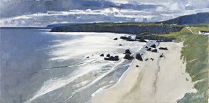 Sango Bay, 2011 (olie på lærred) af Charles Simpson