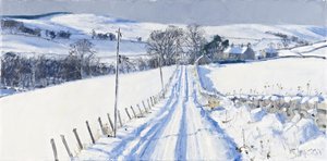 Sne, Newhall, 2010 (olie på lærred) af Charles Simpson