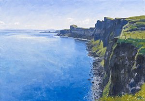 Summer Cliffs, Skye, 2011 (olie på lærred)