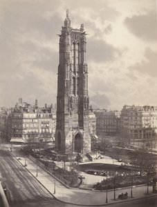 Tour St. Jacques La Boucherie i Paris, ca. 1867.