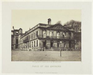 Palais de Saint-Cloud, fra serien "Paris et ses environs" (Paris og omegn) af Charles Soulier