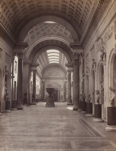 Vatikanet: Galerie Nuovo Braccio, ca. 1860. af Charles Soulier