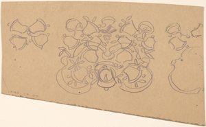 Studie til et grænsedesign [verso]