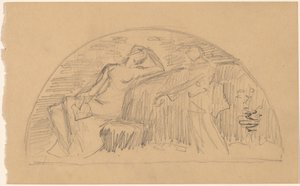 Studer for en Lunette af Charles Sprague Pearce