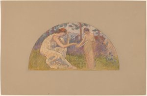 Studer for en Lunette af Charles Sprague Pearce