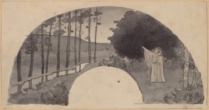 Studie til en buegang af Charles Sprague Pearce