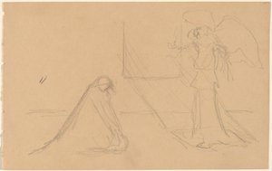 Studie af figurer af Charles Sprague Pearce