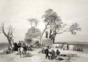 Panjab: Udpost af Rhodawala besat af de britiske Piquets den 10. februar 1845, plade 8 fra 