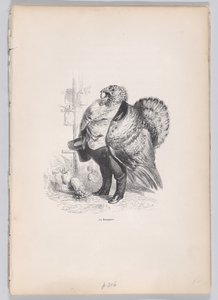 En bankmand fra scener fra dyrenes private og offentlige liv, ca. 1837-47.