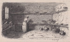 Et mejeri, fra Le Magasin Pittoresque, ca. 1852.