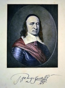 Peter Stuyvesant (farvet stik) af Charles Thomas Burt