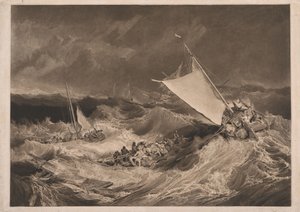 Et skibsforlis af Charles Turner