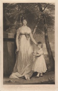 Charlotte grevinde Cholmondeley og hendes søn den ærede Henry Cholmondeley af Charles Turner