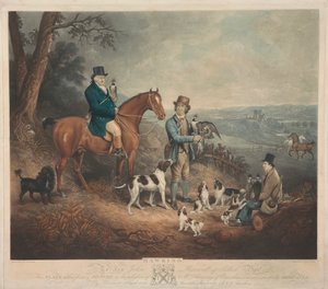 Malcolm Fleming af Barochan 1745-1811. Hawking... af Charles Turner