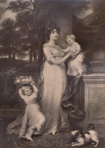 Maria Scott-Waring og hendes døtre, c 1804 1894 af Charles Turner