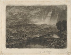 More Park, nær Watford, ved floden Colne af Charles Turner
