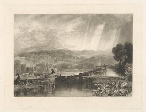 More Park, nær Watford, ved floden Colne af Charles Turner