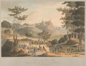 Nr. 9 Pina Macors grænseområde. Portugisiske tropper på march mod Costello Branco, 18. maj 1811