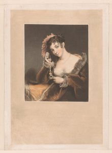 Portret af Emily St Clare Emily (titel på objekt) af Charles Turner