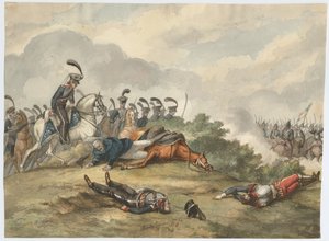 Marskal Blücher i slaget ved Ligny den 16. juni 1815, 1818 af Charles Turner Warren