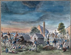 Mødet mellem hertugen af Wellington og prins Bluecher af Charles Turner Warren