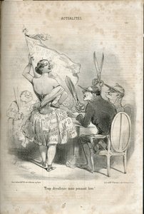 Illustration af Charles Vernier (? -1887) i Le Charivari af Charles Vernier