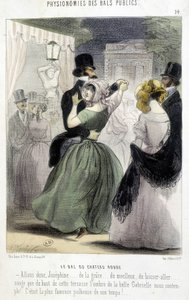 Prom populaire de Paris: The Ball of the Chateau Rouge af Charles Vernier
