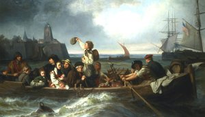 Emigration til Amerika, 1800-tallet af Charles Volkmar