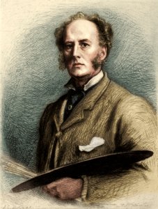 John Everett Millais, britisk kunstner, c1880-1882 af Charles Waltner