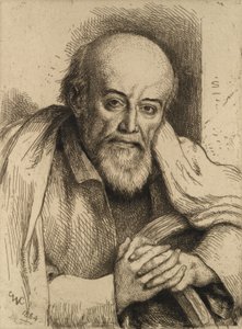 Portræt af Samuel Palmer, 1884.