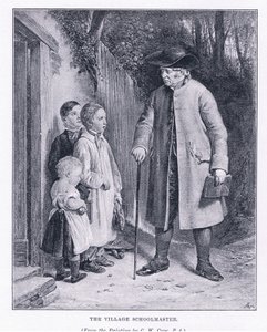 Landsbyens skoleholder, fra The Magazine of Art 1893, Cassell and Company