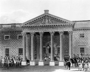 Kroningen af George IV i Carlton House, ætset af Robert Havell II, 1824 af Charles Wild