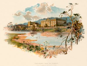 Chatsworth fra Derwent af Charles Wilkinson